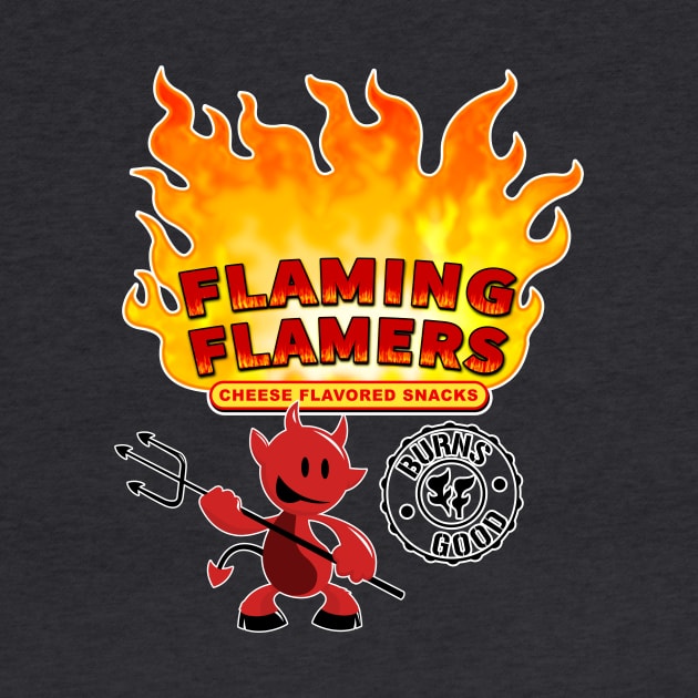 Flaming Flamers logo by Hell Creek Studios